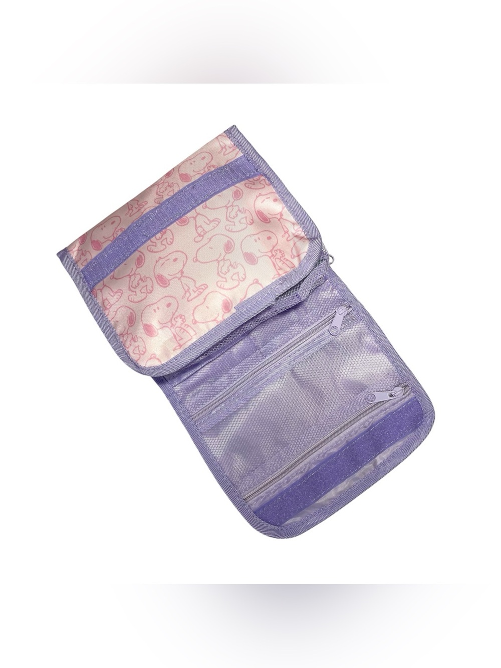 Snoopy Woodstock Peanuts Toiletry Travel Bag Makeup Cosmetic Pouch Organizer NEW - Picture 4 of 6